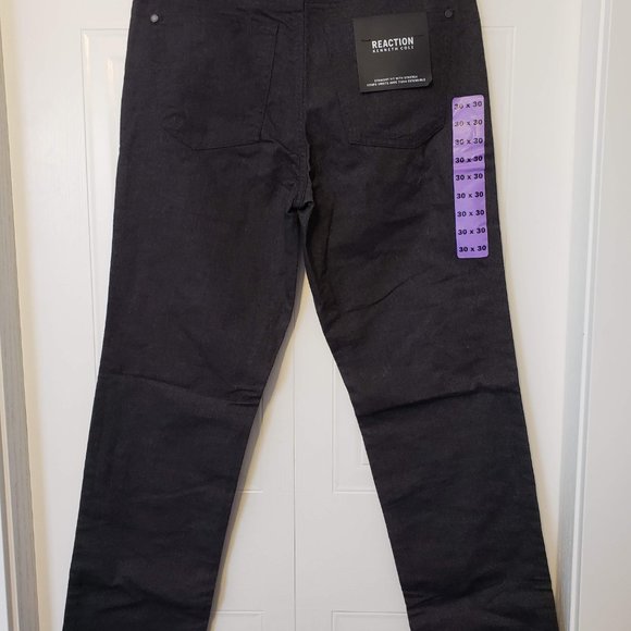 NWT Reaction Kenneth Cole Gray Straight Fit Pants, Size 33 X 29* - Picture 3 of 3